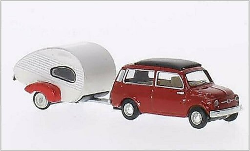 Fiat 500 Giardiniera 1/87 Schuco Giardinera rood modelauto