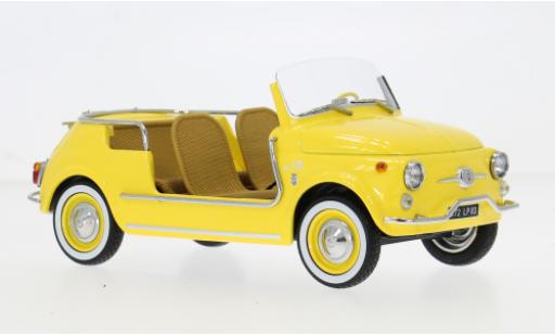 Modelauto Fiat 500 Jolly geel 1965 1/18 Norev