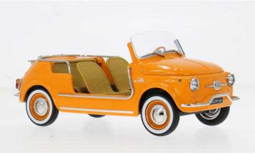 Modelauto Fiat 500 Jolly oranje 1965 1/18 Norev
