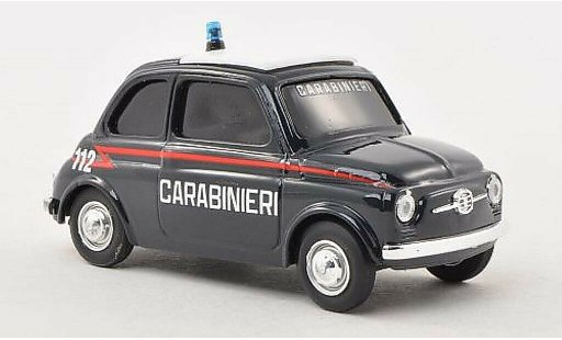 Fiat 500 Police 1/43 Brumm Polizia modelauto