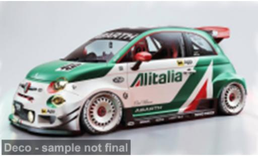 Modelauto Fiat 595 Abarth LB-Works Alitalia 1/18 Solido