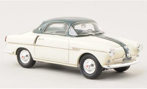 Fiat 600 Viotto 1/43 Matrix Coupe beige/groen modelauto