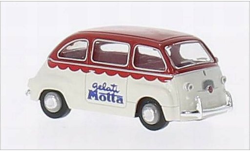 Fiat Multipla Multipla 1/87 Brekina Gelati Motta modelauto