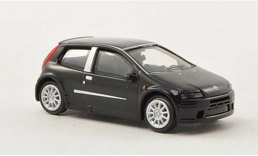 Fiat Punto Berlina 1/87 Busch zwart 2003 modelauto