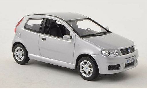 Fiat Punto Sporting 1/43 Norev grijs 3-Turer 2003 modelauto