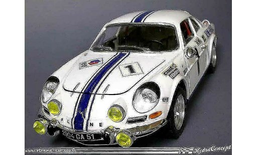 Alpine A110 rallye 1/18 Burago monte carlo historique 2007 modelauto