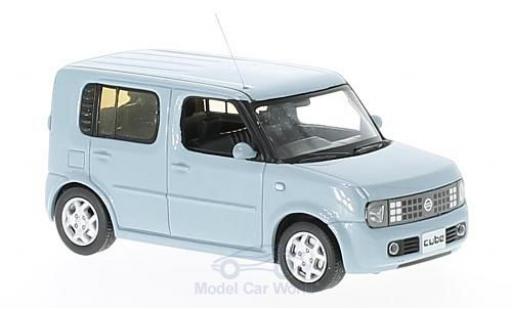 Modelauto Nissan Cube Base blauw RHD 2003 1/43 First 43 Models