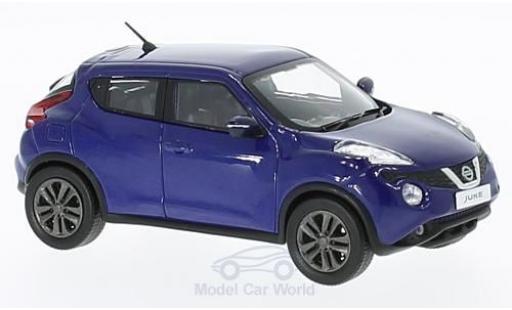 Modelauto Nissan Juke Base blauw RHD 2015 1/43 First 43 Models