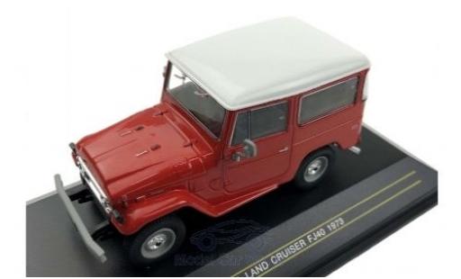 Modelauto Toyota Land Cruiser 40 FJ rood/wit 1973 1/43 First 43 Models