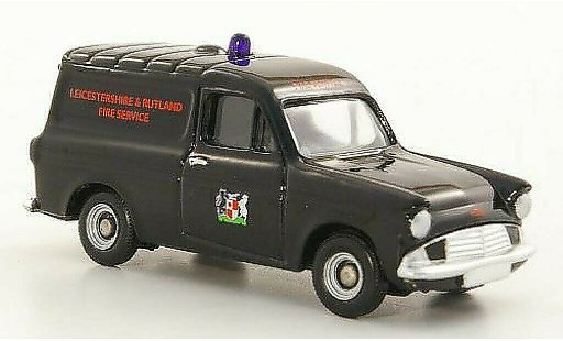 Ford Anglia Van 1/76 Corgi bestelwagen Leicestershire & Rutland Fire Service RHD modelauto
