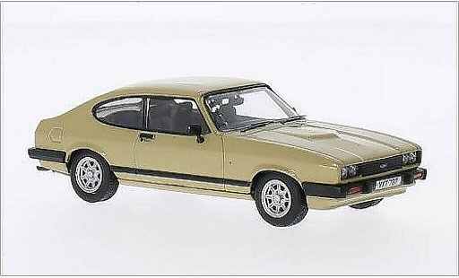 Ford Capri Ghia 3.0 1/43 Vanguards Mk3 gold RHD modelauto