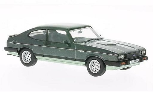 Ford Capri 2.8i 1/43 Vanguards MkIII 2.8 Injection groen/groen 1981 modelauto