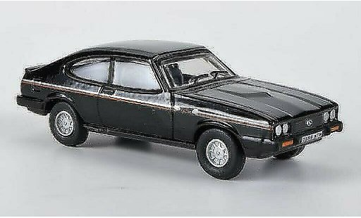 Ford Capri 2.8i 1/76 Oxford MkIII 2.8 Injection zwart 1983 modelauto
