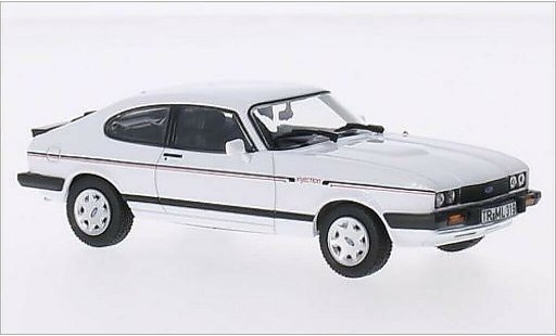 Ford Capri 2.8i 1/43 Norev MkIII wit/Dekor 1984 modelauto