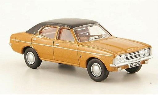 Ford Cortina GXL 1/76 Oxford MkIII bruin/zwart modelauto