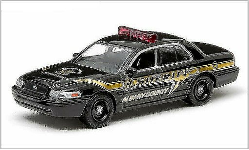 Ford Crown Police Interceptor 1/64 Greenlight Victoria Politie 2009 modelauto