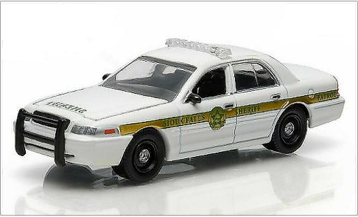 Ford Crown Police Interceptor 1/64 Greenlight Victoria Politie Sioux Falls Sheriff Supernatural modelauto