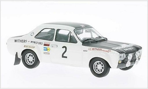 Ford Escort MK1 1/43 Trofeu I 1600 No.2 Withers of Winsford Rally Manx 1971 /H.Liddon modelauto