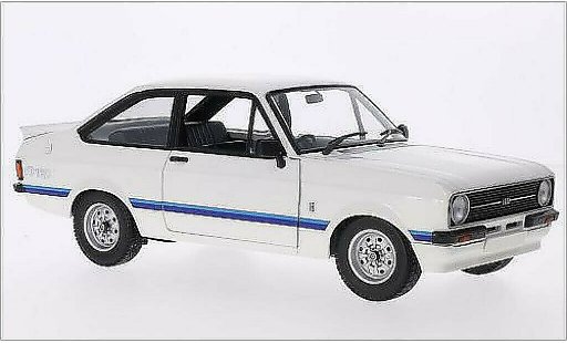 Ford Escort Berlina 1/18 Minichamps II 1800 wit/Dekor RHD 1975 modelauto