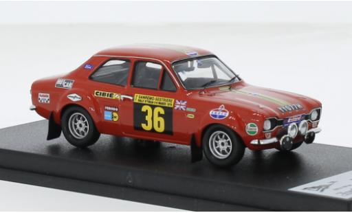Modelauto Ford Escort MK1 MK I # 36 1/43 Trofeu