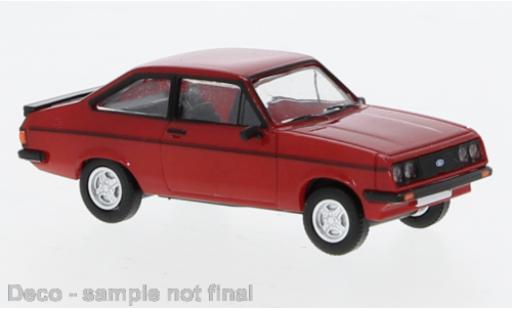 Modelauto Ford Escort Berlina MK II R rood 1/87 PCX87