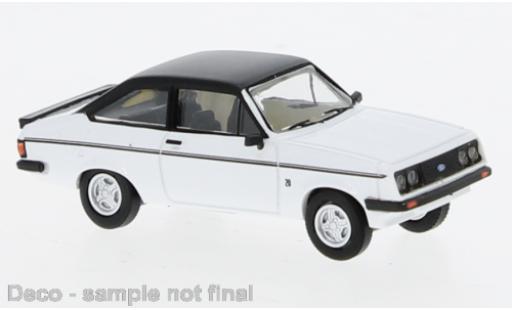 Modelauto Ford Escort Berlina MK II R wit 1/87 PCX87