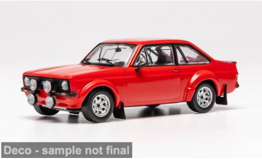 Modelauto Ford Escort RS 1800 MK II rood 1980 1/43 IXO