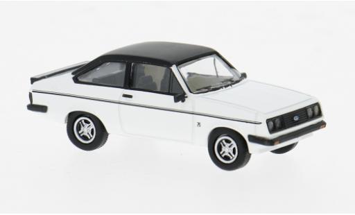 Modelauto Ford Escort RS 2000 MK II wit/zwart 1977 1/87 PCX87