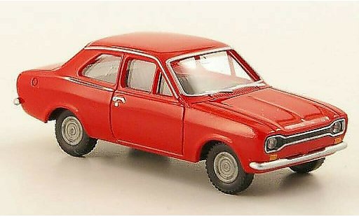 Ford Escort MK1 1/87 Wiking MKI rood modelauto