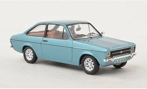 Ford Escort Berlina 1/43 WhiteBox MkII blauw LHD 1975 modelauto