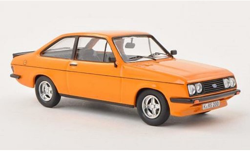 Ford Escort Berlina 1/43 WhiteBox MKII 2000 oranje 1978 modelauto