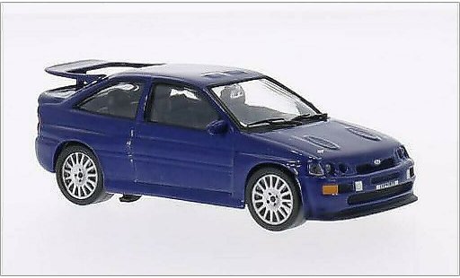 Ford Escort Cosworth 1/43 WhiteBox metallic blauw 1992 modelauto