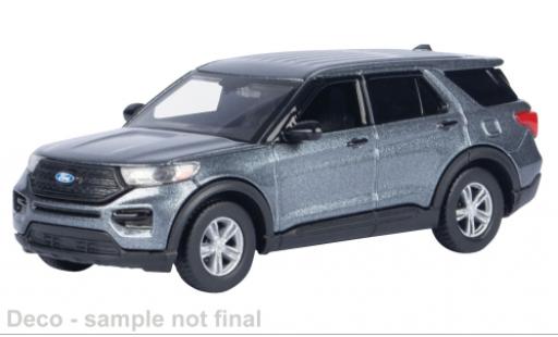 Modelauto Ford Explorer Berline grijs 2022 1/43 Motormax