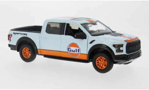 Modelauto Ford F-150 Raptor 50 2017 Gulf 1/24 Motormax