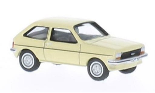Ford Fiesta MKI 1/87 Bub 76 beige modelauto
