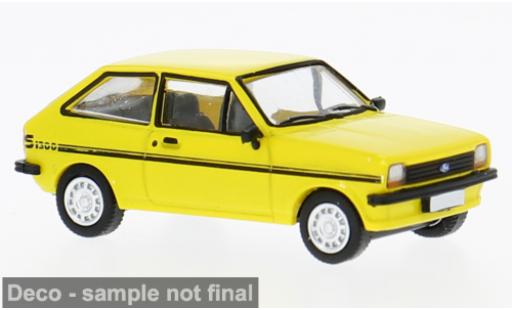 Modelauto Ford Fiesta MKI MK I geel 1975 1/87 PCX87