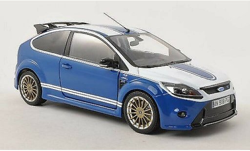 Ford Focus RS 1/18 Minichamps Le Mans Classic Edition blauw/wit 2010 modelauto