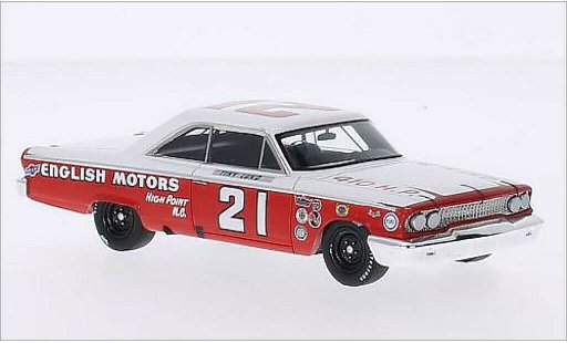 Ford Galaxy Berline 1/43 Spark No.21 English Motors Daytona 500 1963 modelauto