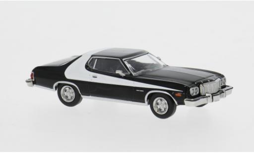 Modelauto Ford Gran Torino Gran Torino zwart/wit 1976 1/87 Brekina
