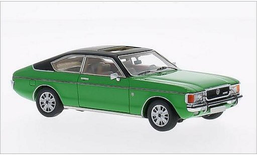 Ford Granada Coupe 1/43 Neo MKI groen/zwart 1972 modelauto
