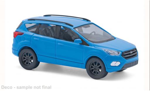 Modelauto Ford Kuga Berline blauw 2017 1/87 Busch