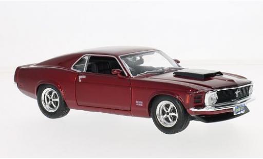 Modelauto Ford Mustang Boss 4 rood 1/24 Motormax