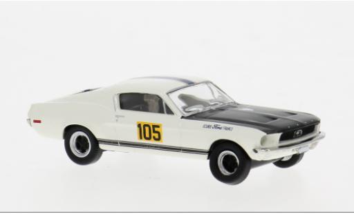 Modelauto Ford Mustang Fastback 1968 Ecurie France #105 1/87 Brekina