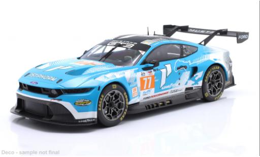 Modelauto Ford Mustang GT3 24h Daytona 2024 Porsche Penske Motorsport #77 B.Barker/R.Hardwick 1/18 IXO