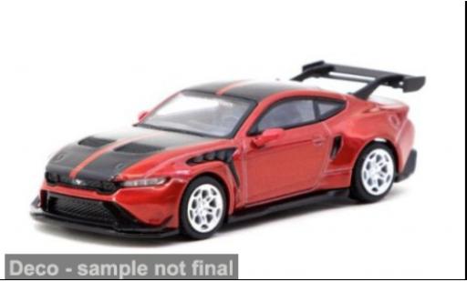 Modelauto Ford Mustang GTD rood/zwart 1/64 Tarmac Works
