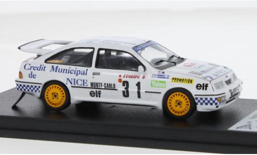 Modelauto Ford Sierra Cosworth RS Rally WM Rally Monte Carlo 1982 #31 C.Gardavot/C.Ferrato 1/43 Trofeu