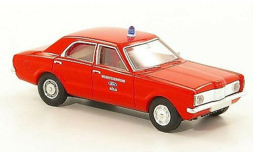 Ford Taunus Berline 1/87 Brekina L Werkbrandweer - Koln modelauto