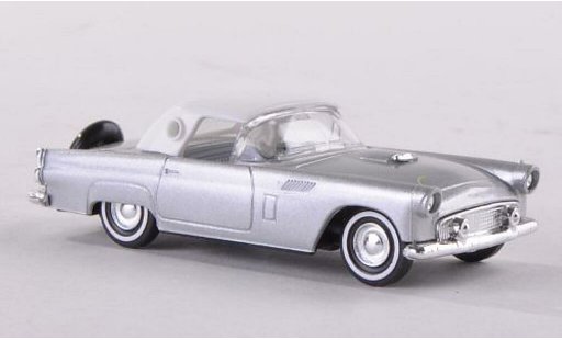 Ford Thunderbird Two-Seater 1/87 Busch Hardtop grijs/wit 1956 modelauto