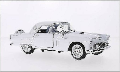 Ford Thunderbird Two-Seater 1/18 Motormax Hardtop wit 1956 modelauto
