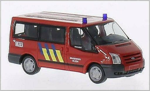 Ford Transit Bus 1/87 Rietze 06 Brandweer Bilzen (B) 2006 modelauto